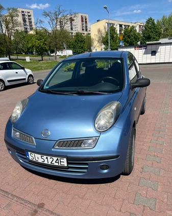 Nissan Micra cena 7500 przebieg: 163000, rok produkcji 2008 z Świętochłowice małe 92